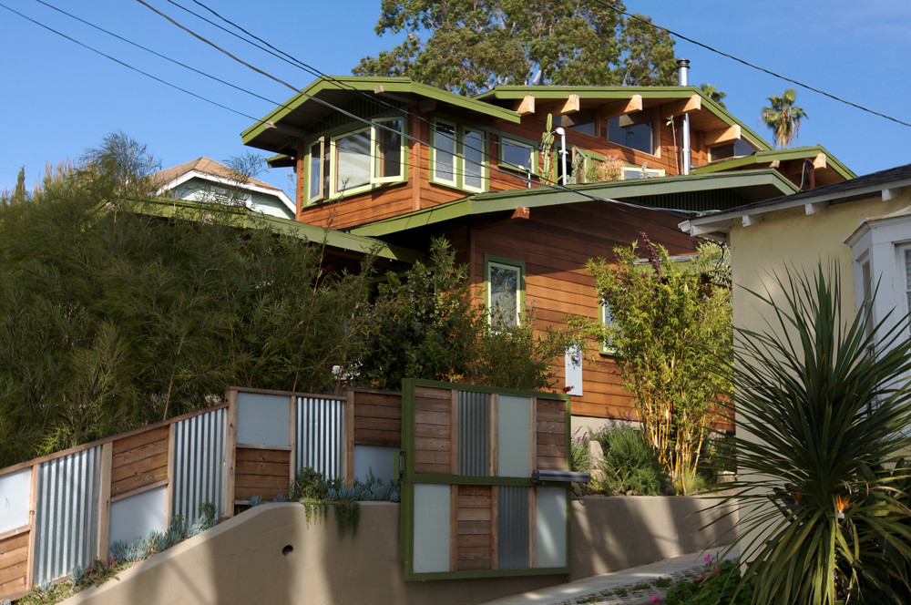 Renovated craftsman-style home exterior