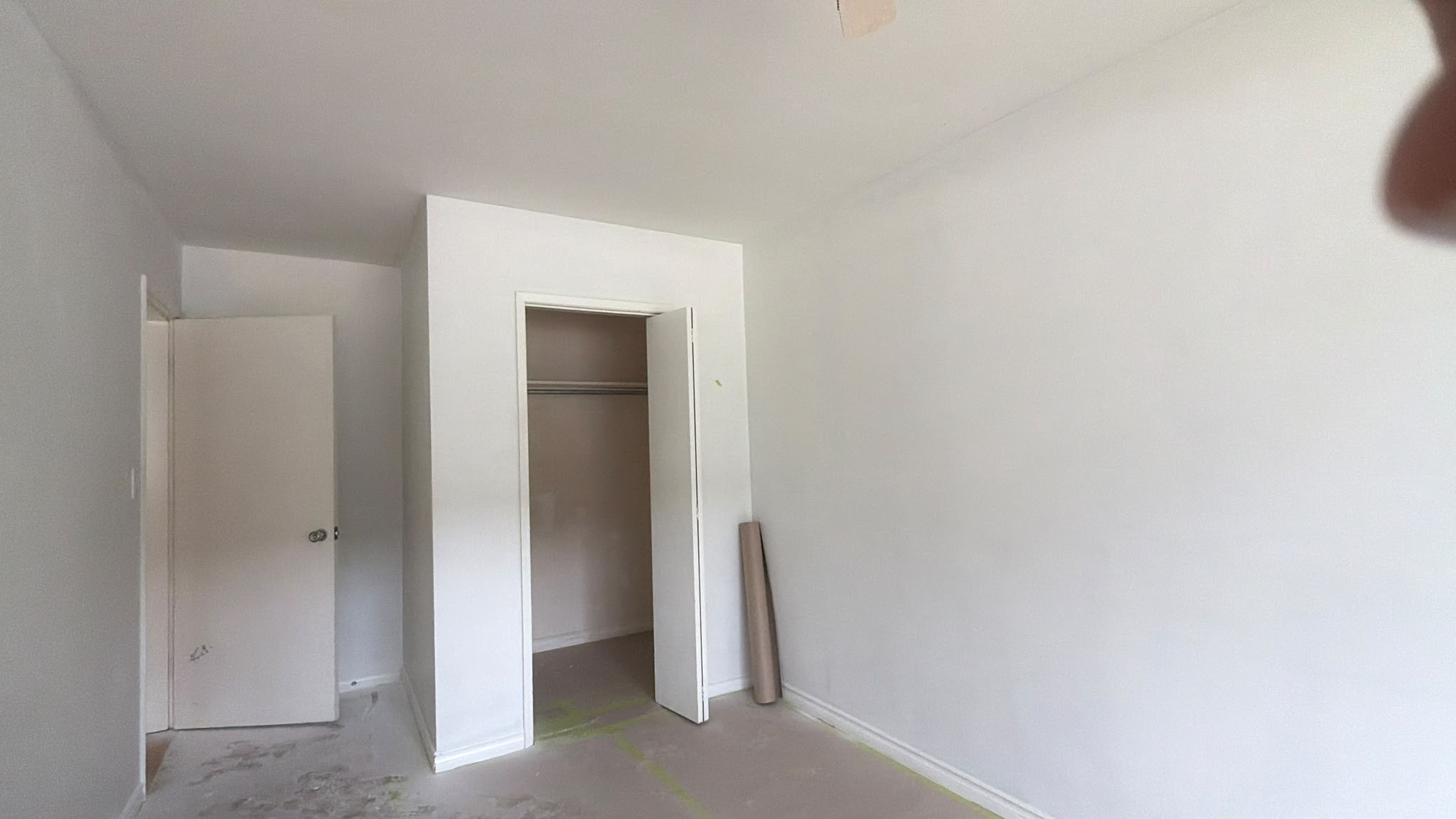 Room prepared for interior renovation
